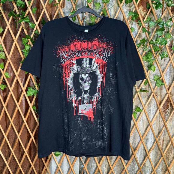 Vintage Y2K Alice Cooper Theatre of death grunge 00s t-shirt - Picture 1 of 4